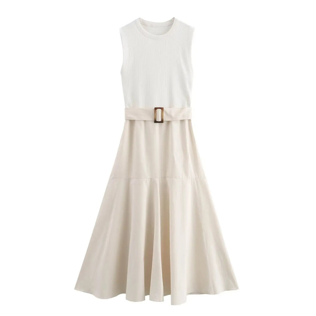 Ditta | Casual zomerjurk voor vrouwen met riem - luchtig, modieus & comfortabel