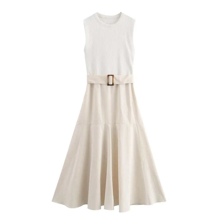 Ditta | Casual zomerjurk voor vrouwen met riem - luchtig, modieus & comfortabel