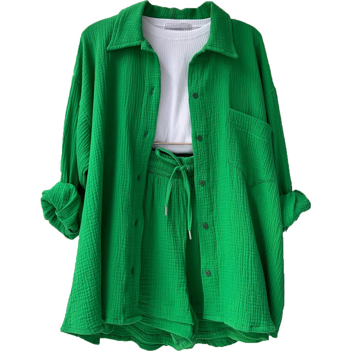 CLAUDIA - Casual katoenen loungeset