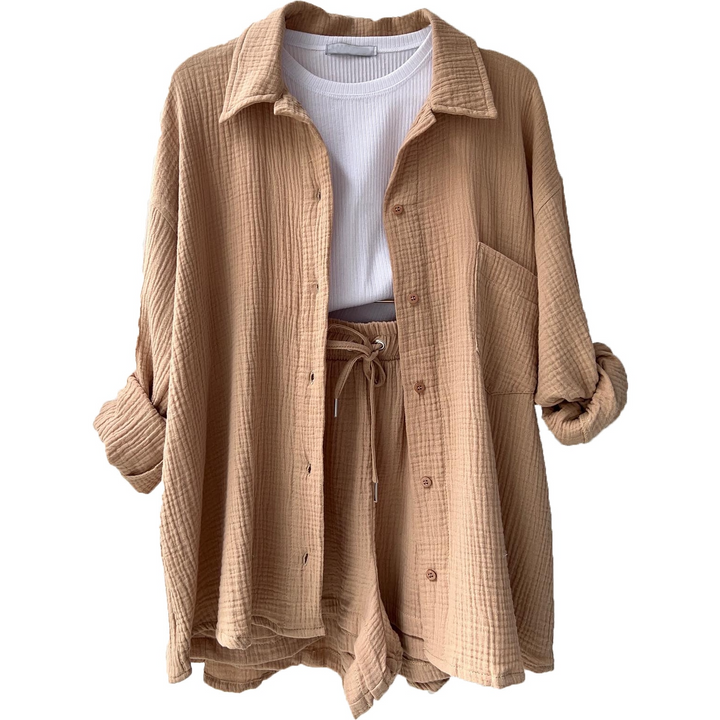 CLAUDIA - Casual katoenen loungeset