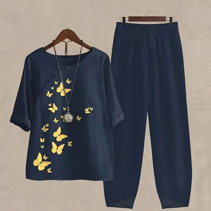 Trendy Bedrukte Outfit - Stijlvolle en Comfortabele Kleding voor Elke Gelegenheid