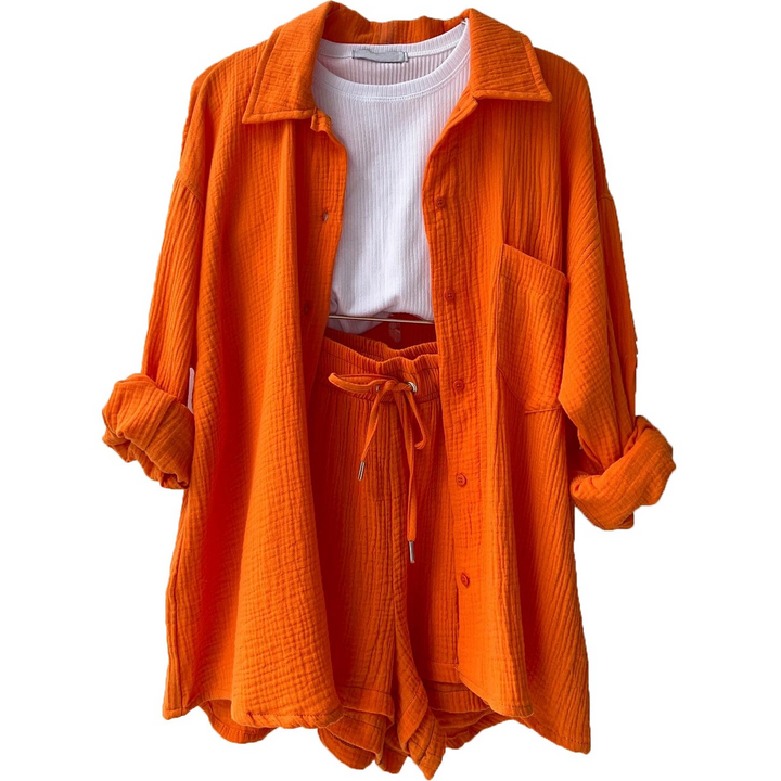 CLAUDIA - Casual katoenen loungeset
