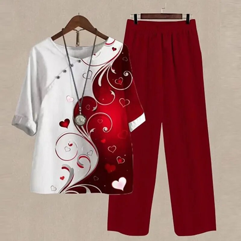 Trendy Bedrukte Outfit - Stijlvolle en Comfortabele Kleding voor Elke Gelegenheid