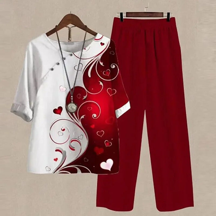 Trendy Bedrukte Outfit - Stijlvolle en Comfortabele Kleding voor Elke Gelegenheid