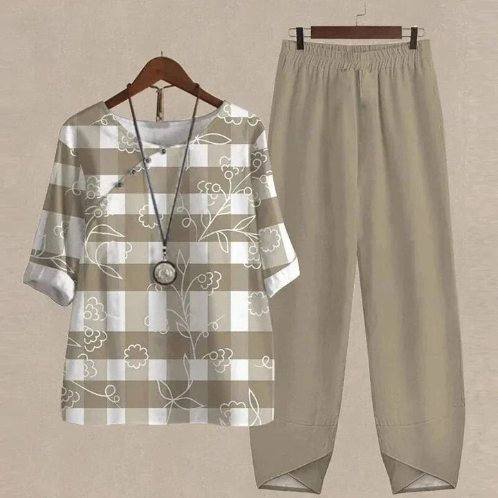 Trendy Bedrukte Outfit - Stijlvolle en Comfortabele Kleding voor Elke Gelegenheid