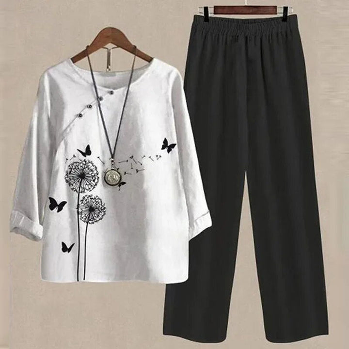 Trendy Bedrukte Outfit - Stijlvolle en Comfortabele Kleding voor Elke Gelegenheid