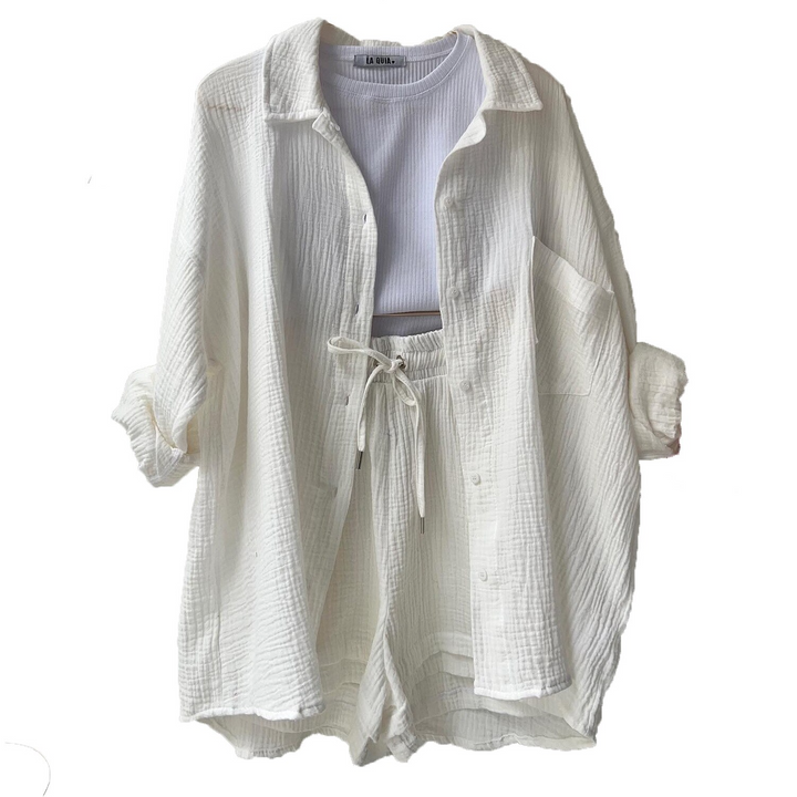 CLAUDIA - Casual katoenen loungeset