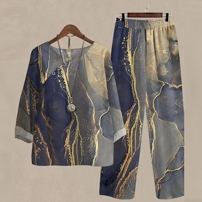 Trendy Bedrukte Outfit - Stijlvolle en Comfortabele Kleding voor Elke Gelegenheid