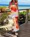 Lena | Maxi zomerjurk met bloemenprint - strapless - luchtig, stijlvol & elegant