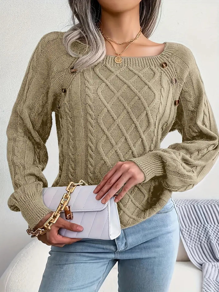 Aldara | Elegante Trui voor Dames, Veelzijdig en Comfortabel, Verfijnd Ontwerp voor Elegantie Elke Dag