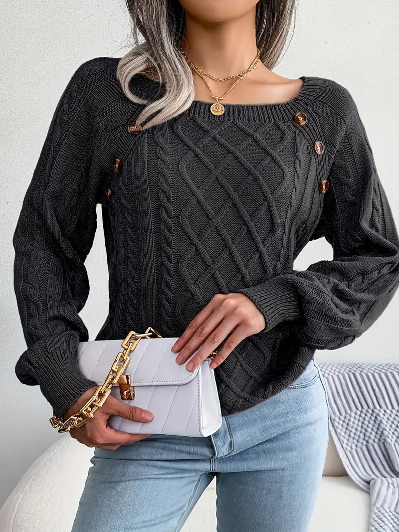 Aldara | Elegante Trui voor Dames, Veelzijdig en Comfortabel, Verfijnd Ontwerp voor Elegantie Elke Dag