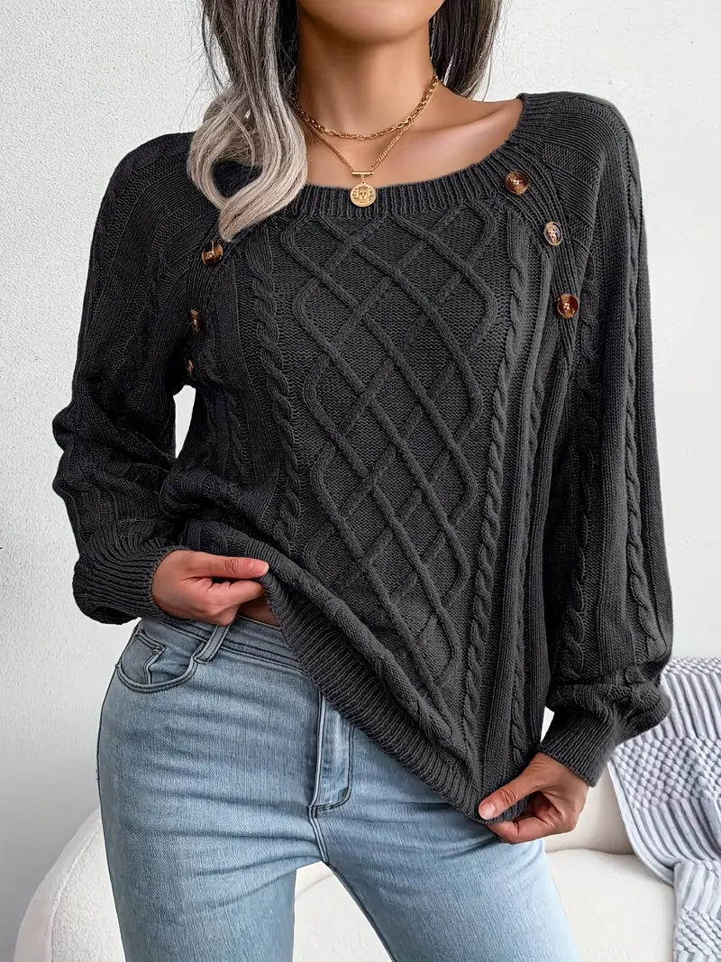 Aldara | Elegante Trui voor Dames, Veelzijdig en Comfortabel, Verfijnd Ontwerp voor Elegantie Elke Dag