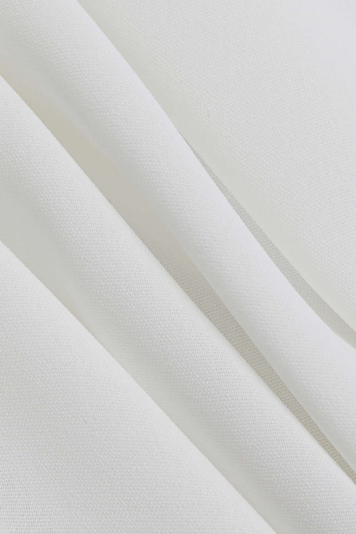 Vittoria damesshirt | Minimalistisch shirt met geknoopte zoom & opgerolde mouwen