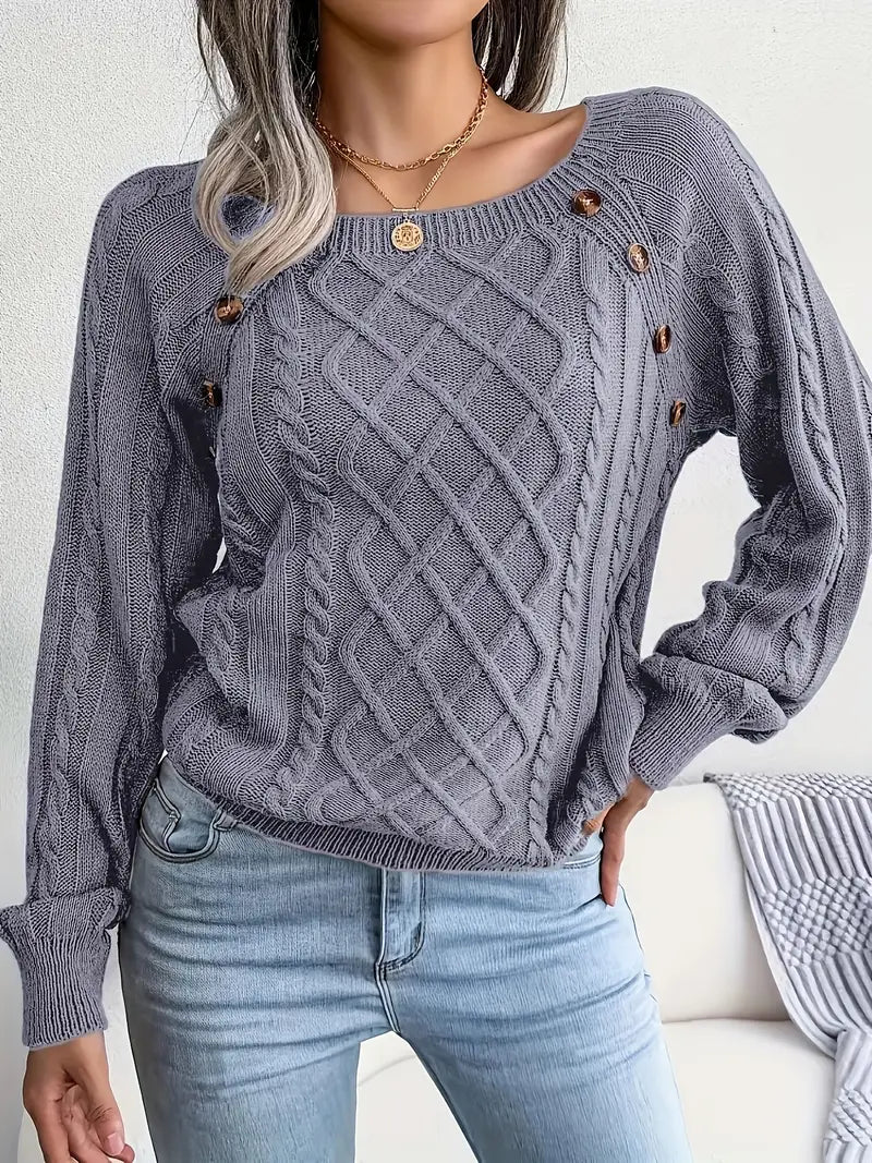 Aldara | Elegante Trui voor Dames, Veelzijdig en Comfortabel, Verfijnd Ontwerp voor Elegantie Elke Dag