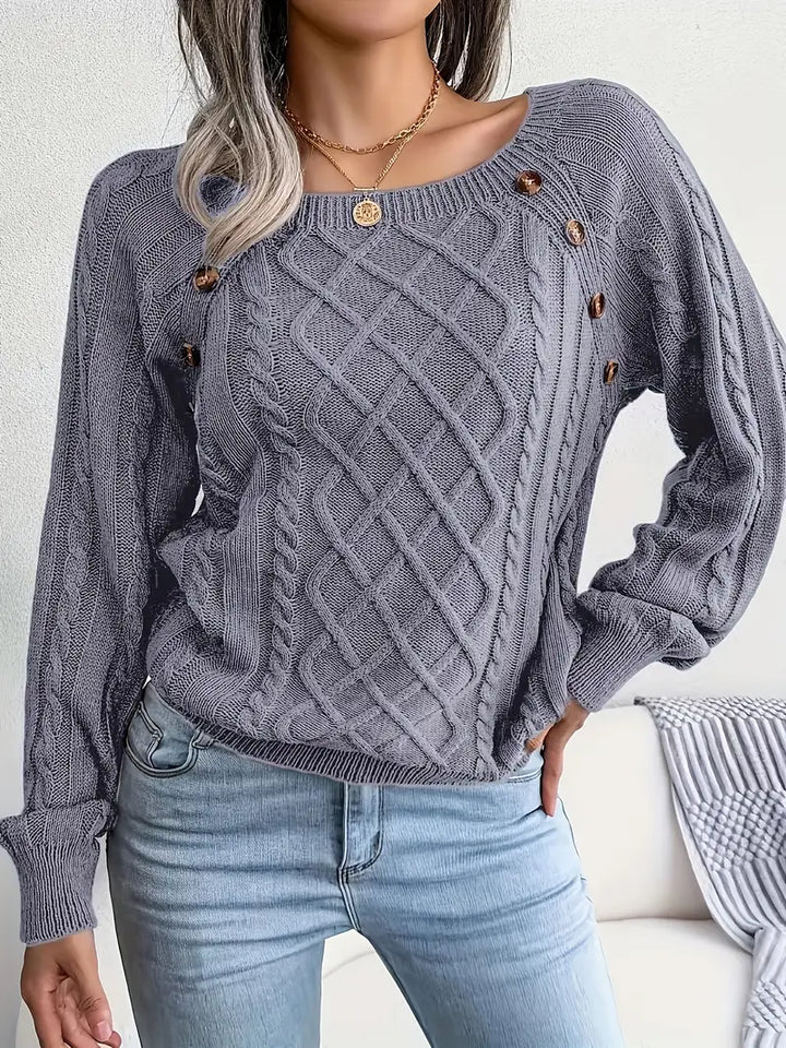Aldara | Elegante Trui voor Dames, Veelzijdig en Comfortabel, Verfijnd Ontwerp voor Elegantie Elke Dag