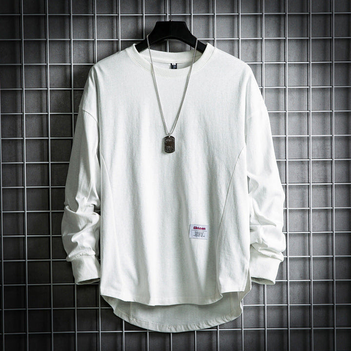 Premium Katoenen Oversized Langarmshirt | Ultiem Comfort en Minimalistische Stijl