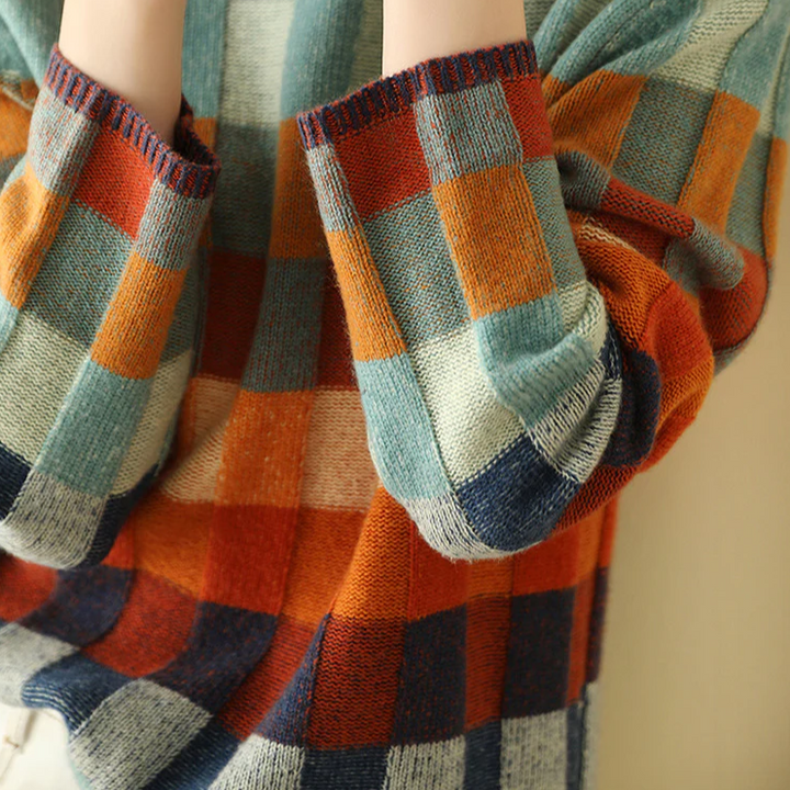 Adalynn Oversized geruite trui in veel kleuren | Comfort & gedurfde stijl
