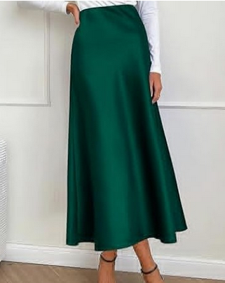 Elara satijnen midirok | Elegantie en soepelheid voor alle gelegenheden