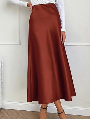 Elara satijnen midirok | Elegantie en soepelheid voor alle gelegenheden