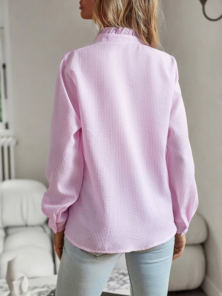 Elvia | Elegante Ruffle Blouse - Chic & Tijdloos