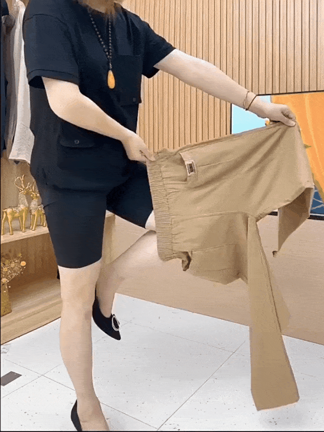 Effen linnen broek met een recht model | Linnen | Elegant & comfortabel