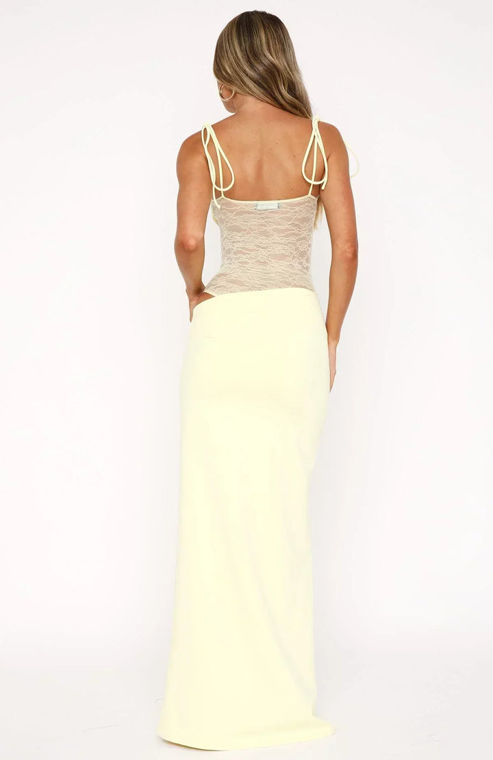 Trendy Maxi Jurkje met Elegante Snit en Comfy Pasvorm voor Elke Gelegenheid