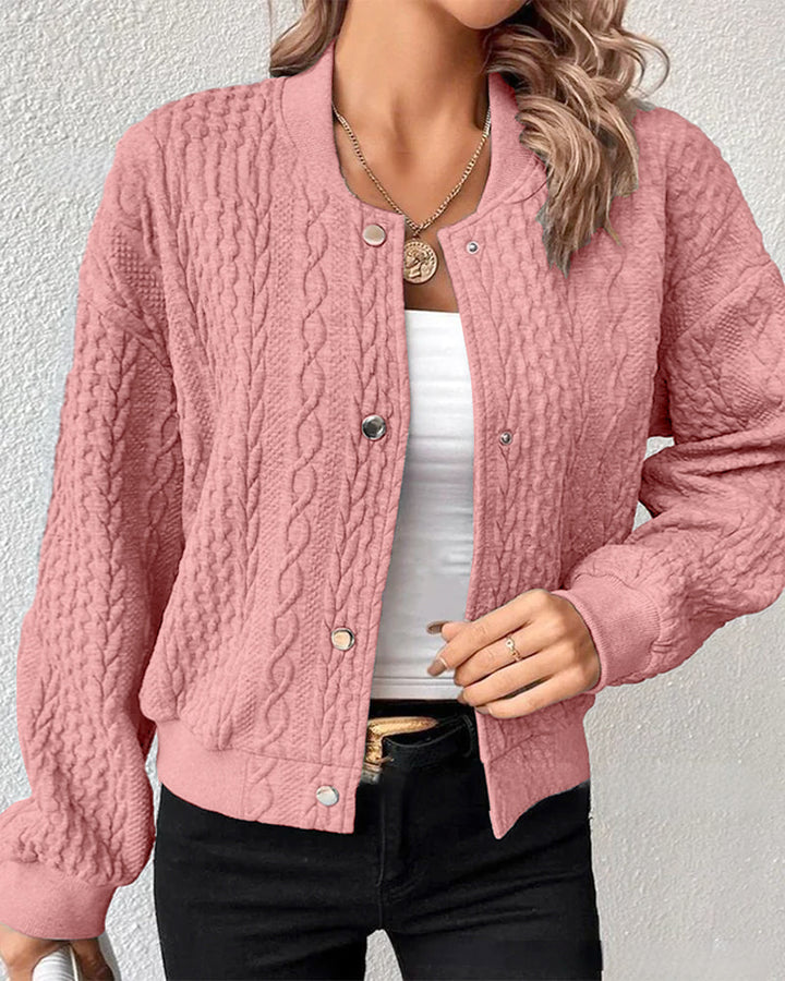Belle  -  Elegante vest van structuurstof