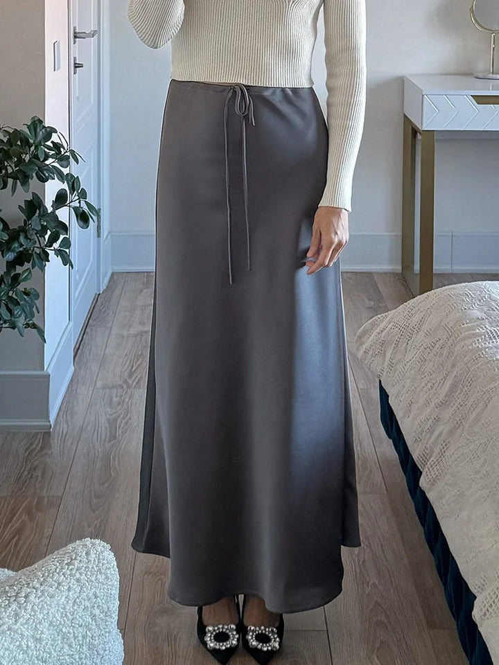 Laure | Luxe Satijnen Rok - Elegantie en Comfort voor Elke Gelegenheid