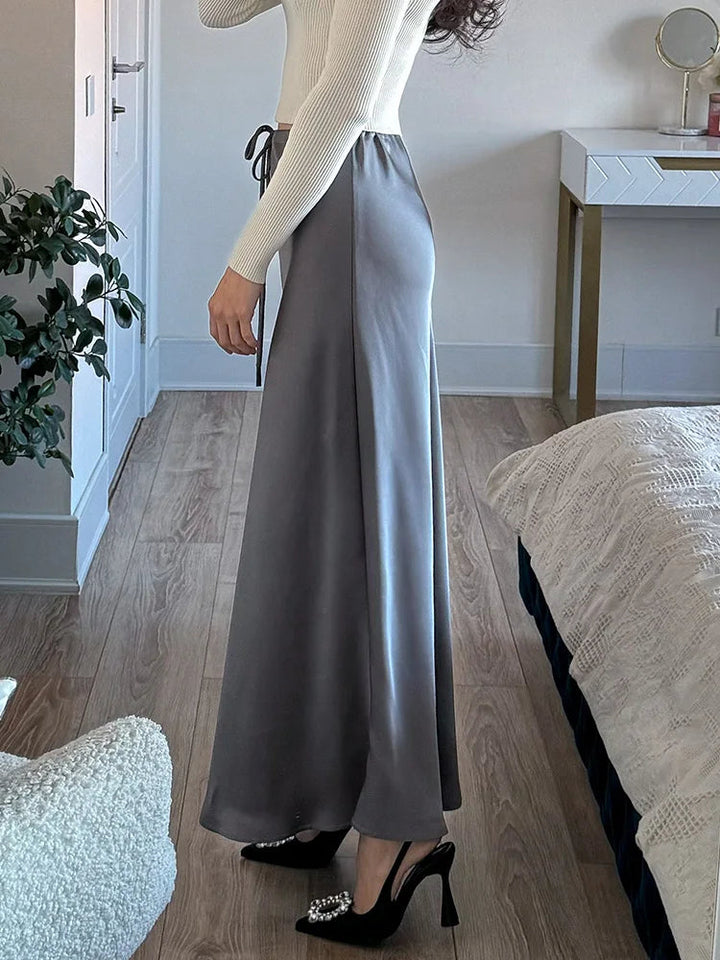 Laure | Luxe Satijnen Rok - Elegantie en Comfort voor Elke Gelegenheid