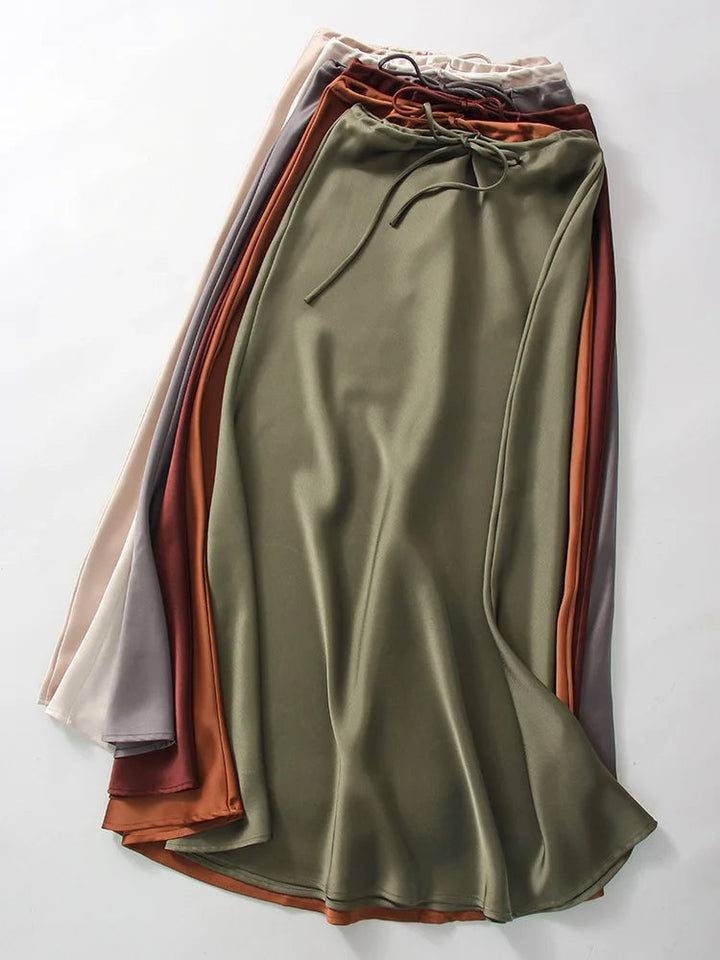 Laure | Luxe Satijnen Rok - Elegantie en Comfort voor Elke Gelegenheid