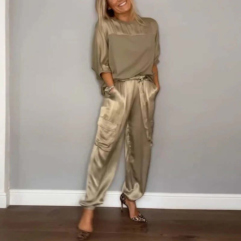 Katrina Vrijetijdskleding-Set | Stijlvolle, Comfortabele en Milieuvriendelijke Outfit voor Elke Dag