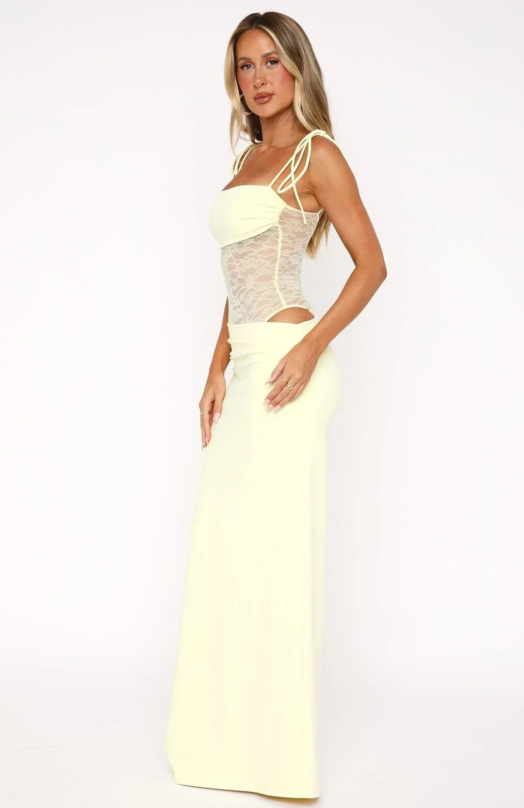 Trendy Maxi Jurkje met Elegante Snit en Comfy Pasvorm voor Elke Gelegenheid