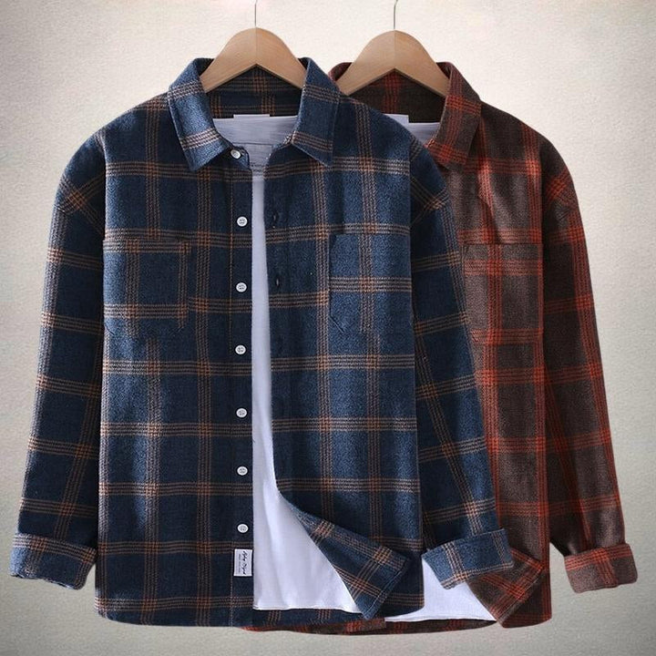 Jordan Klassiek Geruit Shirt – Veelzijdig Katoenen Shirt met Moderne Snit | Stijlvol & Comfortabel voor Elke Gelegenheid