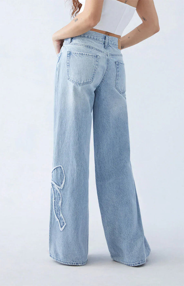 Zara - De Baggy Jeans met Strik