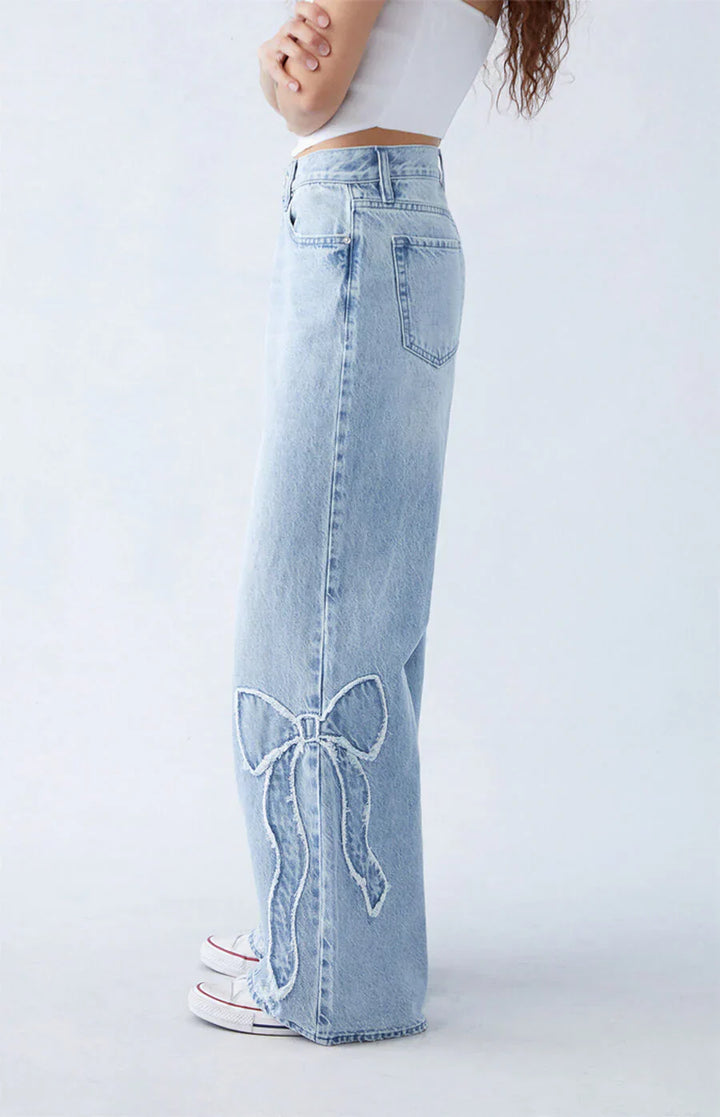 Zara - De Baggy Jeans met Strik