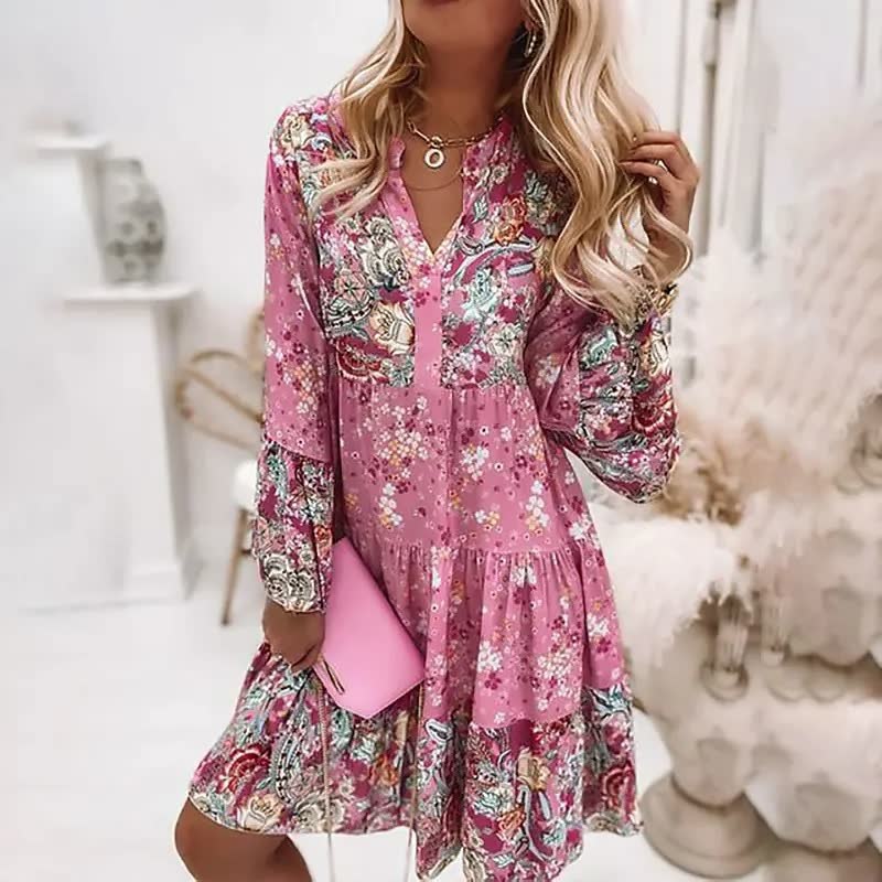 Luna Boho Jurk voor Dames | Comfortabele & Trendy Zomerjurk voor Casual & Feestelijke Gelegenheden