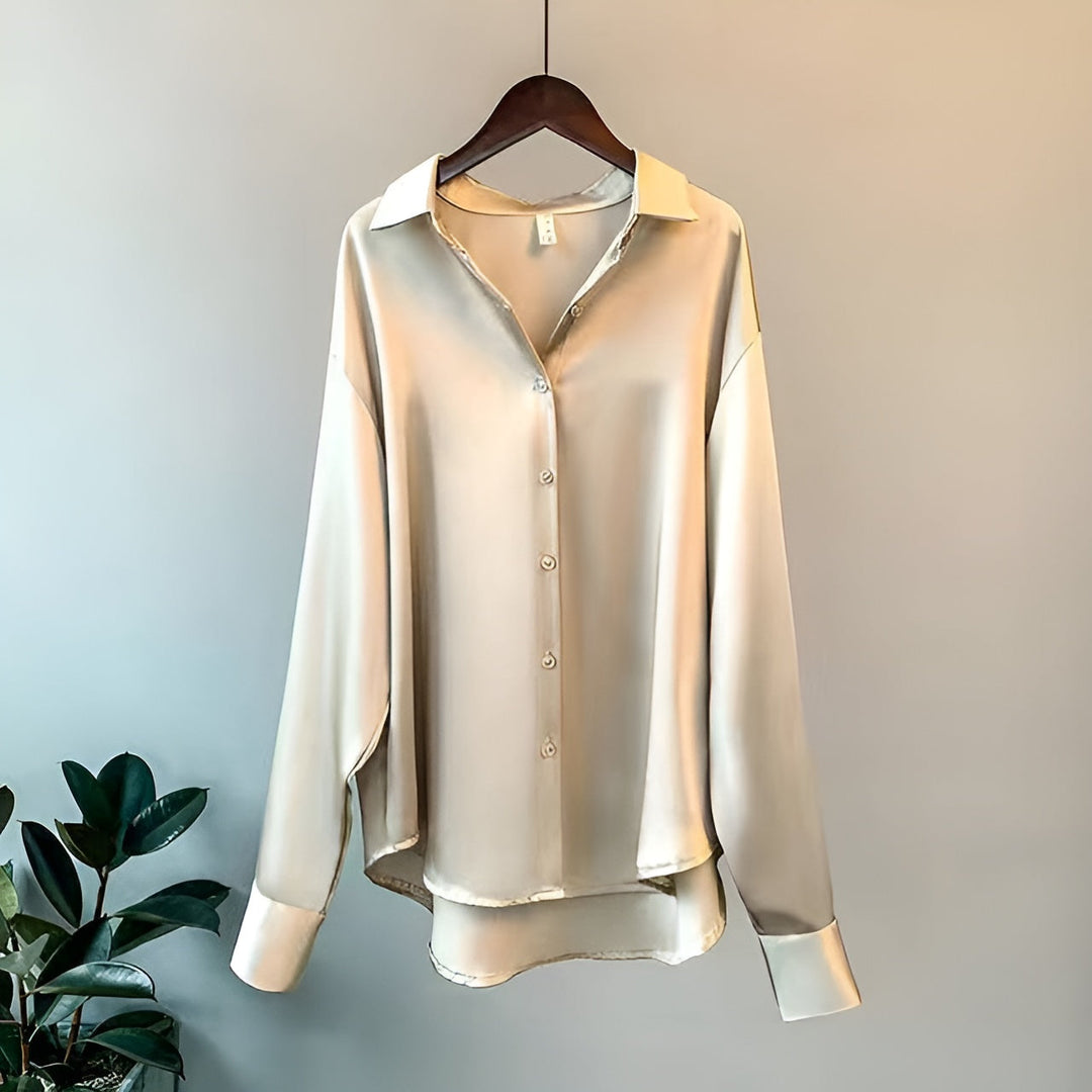 Alice - Elegante satijnen blouse