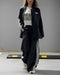 Gestreepte Blazer en Wijde Broek - Tweedelige Set