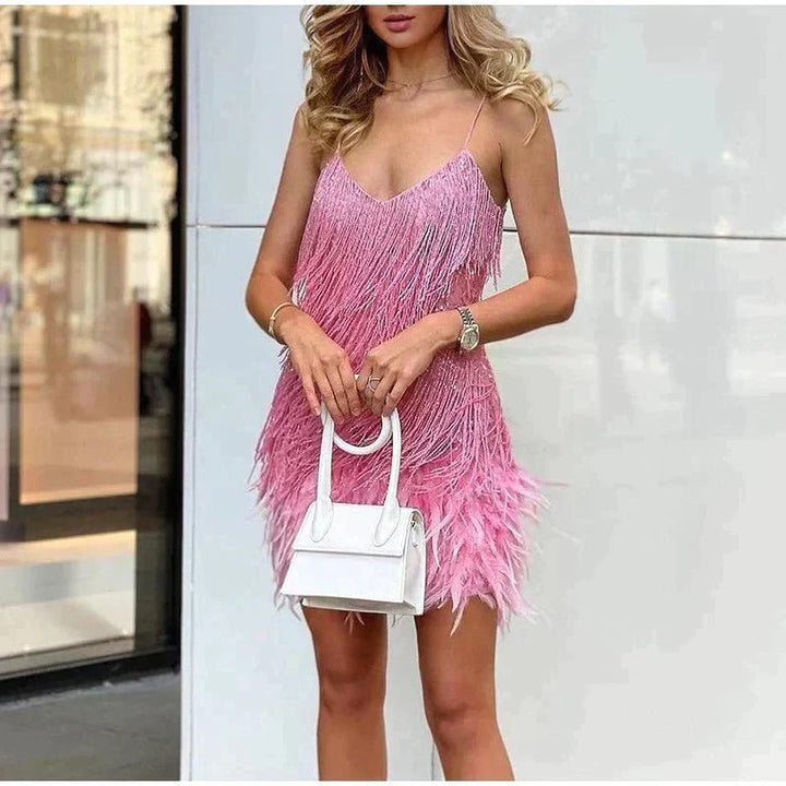 Fonkelende Elegantie | Sequin Cocktailjurk voor Vrouwen