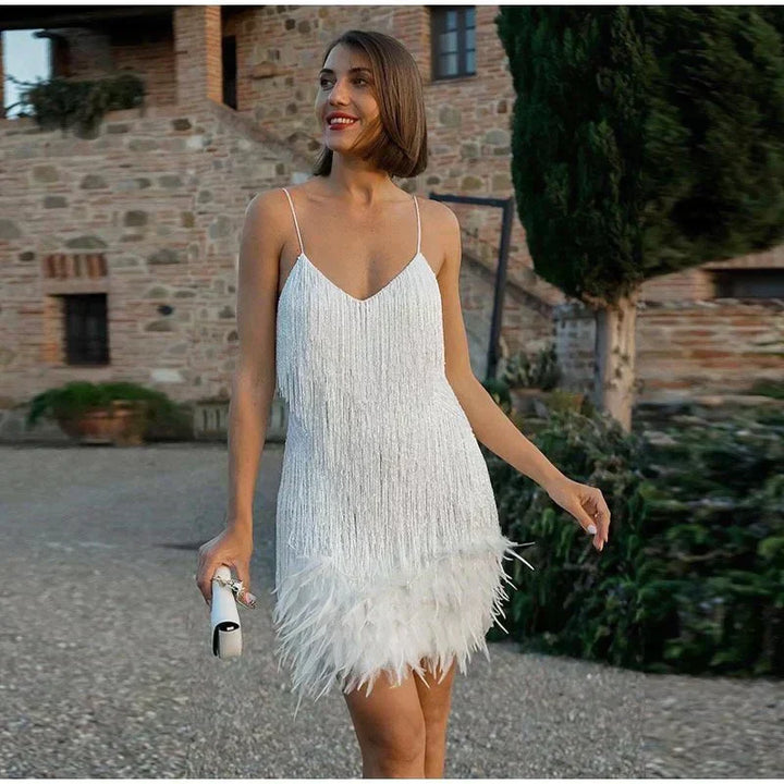 Fonkelende Elegantie | Sequin Cocktailjurk voor Vrouwen
