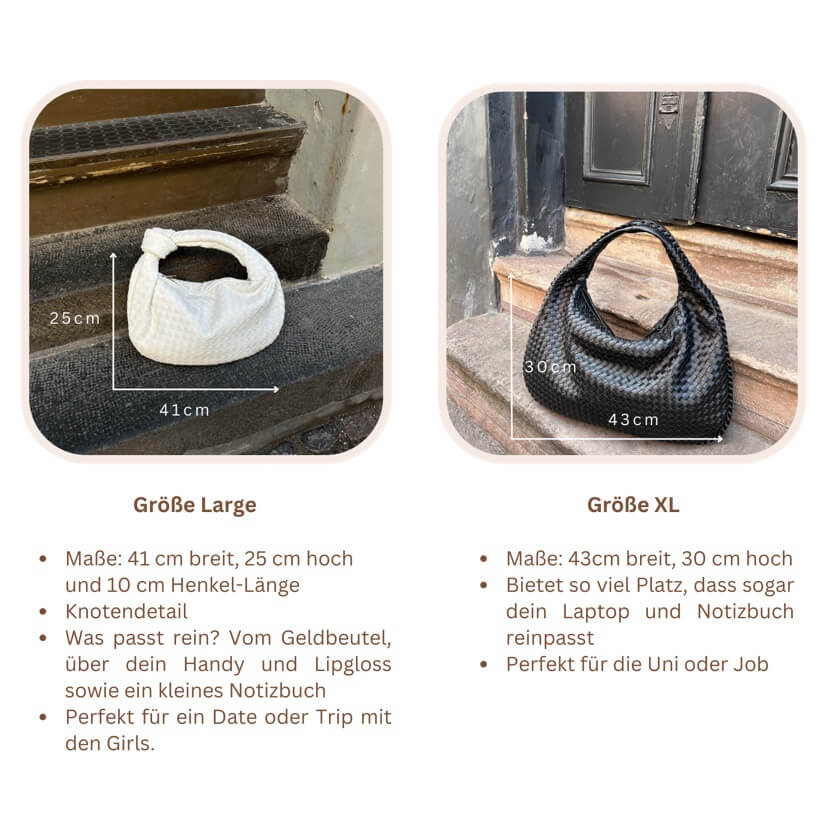 Geweven tas medium